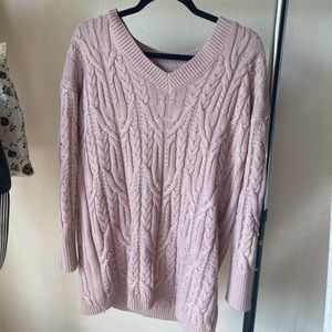 Knitted Long Sleeve Sweater Dress